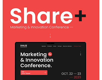 Project thumbnail - Share Algarve Marketing & Innovation Conference Website