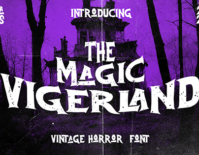 The Magic Vigerland Horror Metal Y2k Graffiti Font