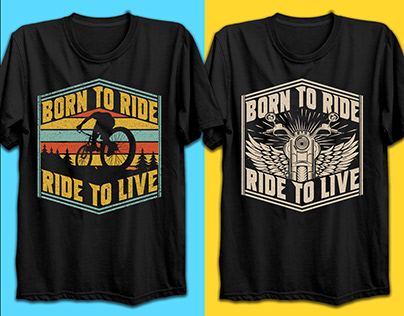 Vintage Biker\Cycling Custom T-shirt Design