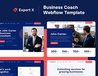 Expert X - Consultant Webflow Template