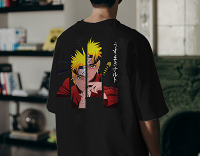 Naruto Anime T-shirt design