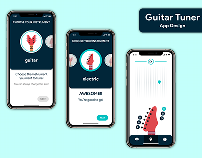 Guitar Tuner | App design