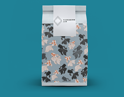 Coffee packaging design and mock-ups