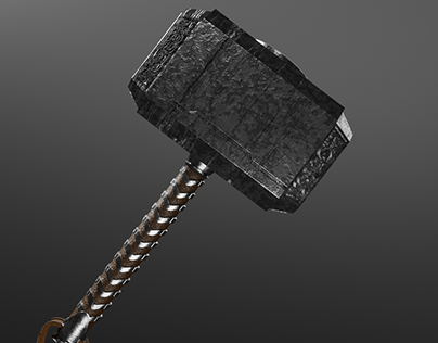 3D Thor's Mjölnir in Blender