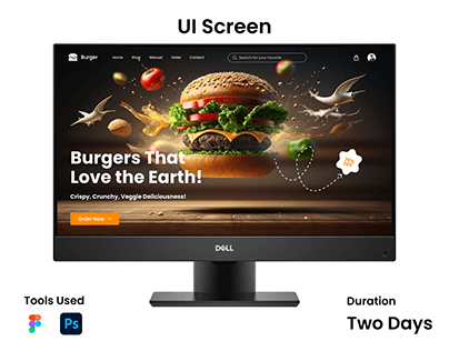 Burger Website Page | UI Design