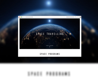 Space Travelling - LANDING PAGE