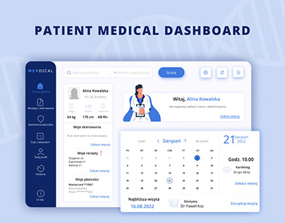 Patient Medical Dashboard - Health Desktop App