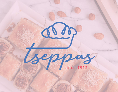 Tseppas logo redesign and rebranding .
