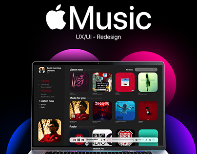 Apple Music - UX/UI - Redesign