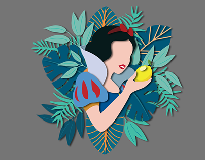 Paper Cut | Snow White | Illustration