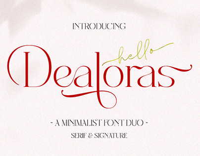 Dealoras Font Duo