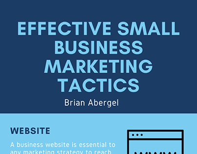 Effective Small Business Marketing Tactics