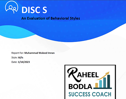 DISC Evaluation of Waleed by Raheel Bodla