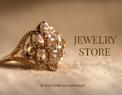 Jewelry store website. Редизайн интернет-магазина.