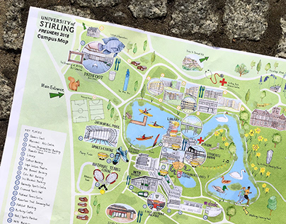 University of Stirling Campus Map