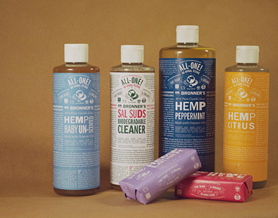 New Packaging for Dr Bronner's (Concept)