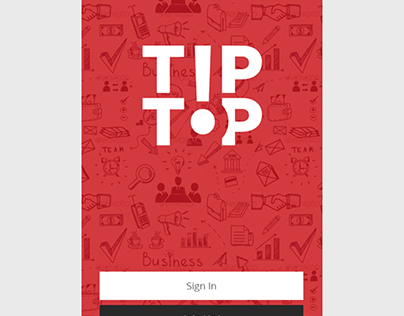 TipTop - Mobile App Design