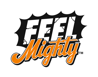 Feel Mighty Character Sticker Set + Logos