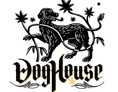 Doghouse Farms Brandmark Illustrated by Steven Noble