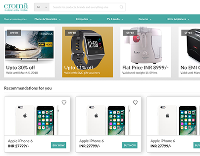 Croma eCommerce - A Redesign Experience