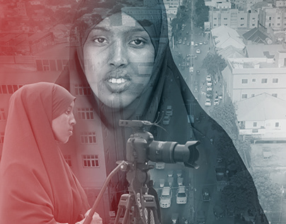 BBC: Somali Camerawoman Discussion TV Graphics