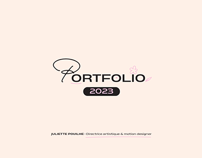 PORTFOLIO 2023 - Juliette Pouilhe