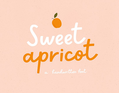 Sweet Apricot - Handwriting Design