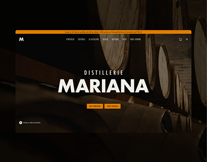 Distillerie Mariana - website