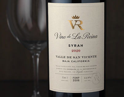 VR Wine Packaging Design & Logo
