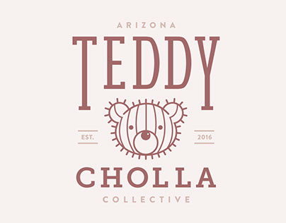 Teddy Cholla Logo System