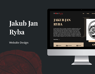 Jakub Jan Ryba Website Design