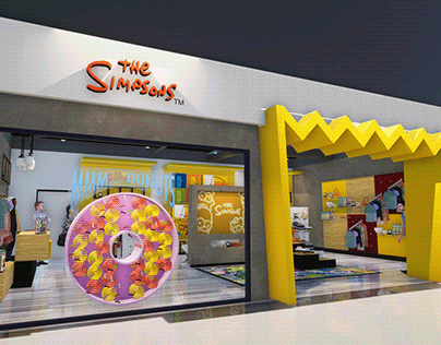 20th Century Fox 'Simpsons' pop up store. New York City