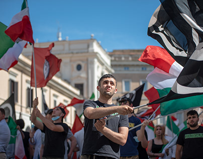 Casapound demonstration, Rome