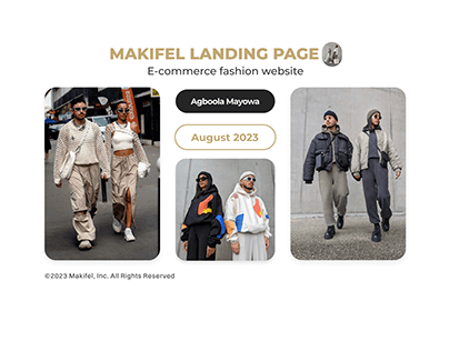 Makifel Landing Page