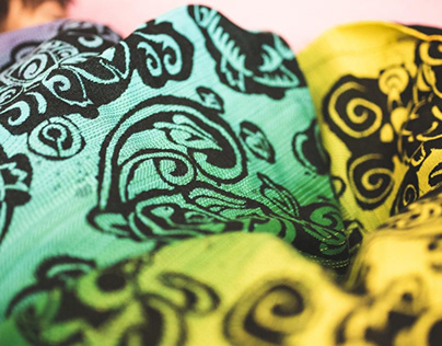 Magical zoo seamless jaquard fabric design