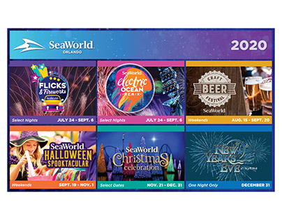 Large Format Signage Design for SeaWorld Orlando