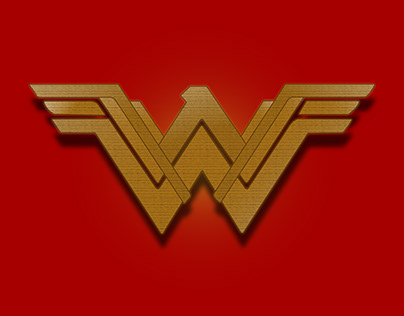 Wonder Woman Symbol - Vector Illustration