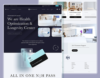 Next Health Website Design Concept 1