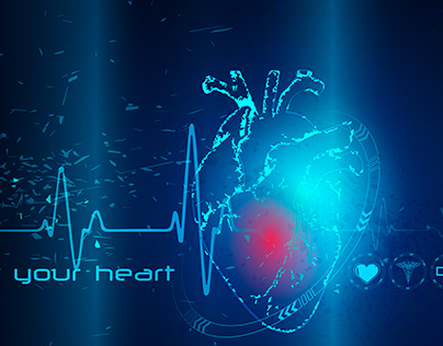 Innovative illustration of heartbeat