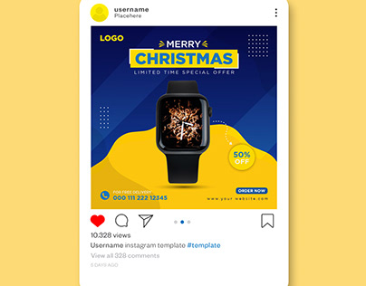 Smart Watch Sale Instagram Post Design