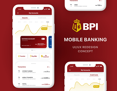 BPI Mobile Banking App - Redesign Concept