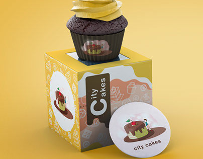 Packaging of city cakes and pastries