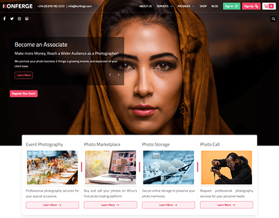 Photography Websites By WordPress