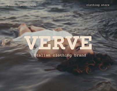 Project thumbnail - Verve | concept web design