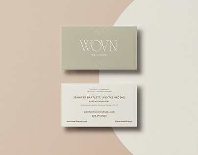 Business Card Design for WOVN
