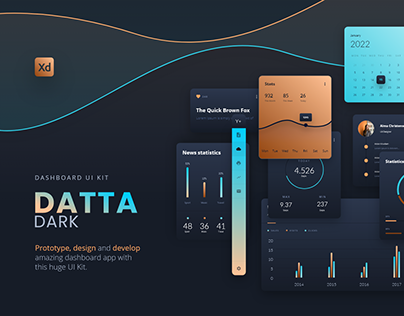 Datta Dark - Dashboard UI Kit