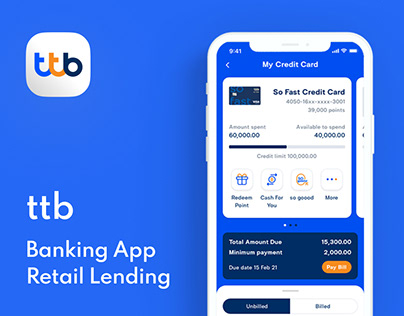 Project thumbnail - ttb Banking App | Retail Lending - UX/UI Design