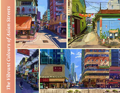The Vibrant Colours of Asian Streets
