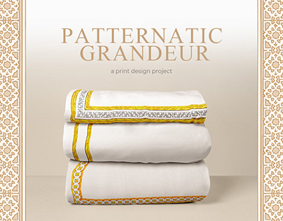 Patternatic Grandeur : a Home textile design project.