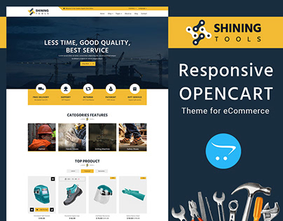Shining - Tools eCommerce Theme on OpenCart